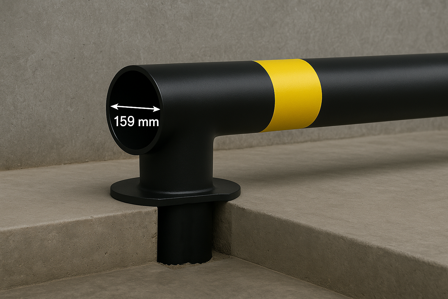 Колесный отбойник Ø 159 мм